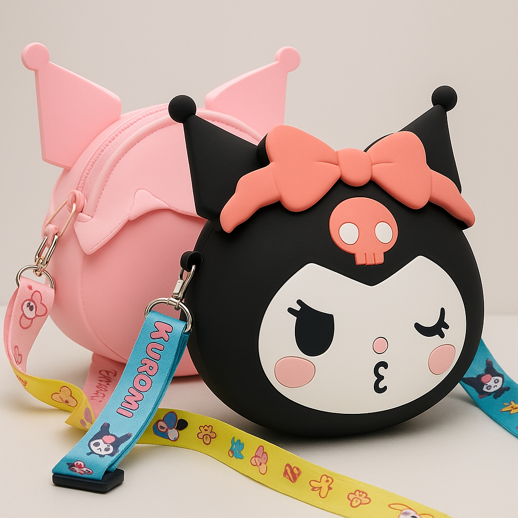 Bolso Kurumi de Silicona – Diseño Tierno y Resistente 20X20 CM