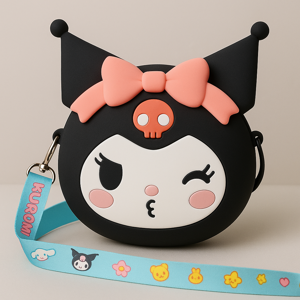 Bolso Kurumi de Silicona – Diseño Tierno y Resistente 20X20 CM
