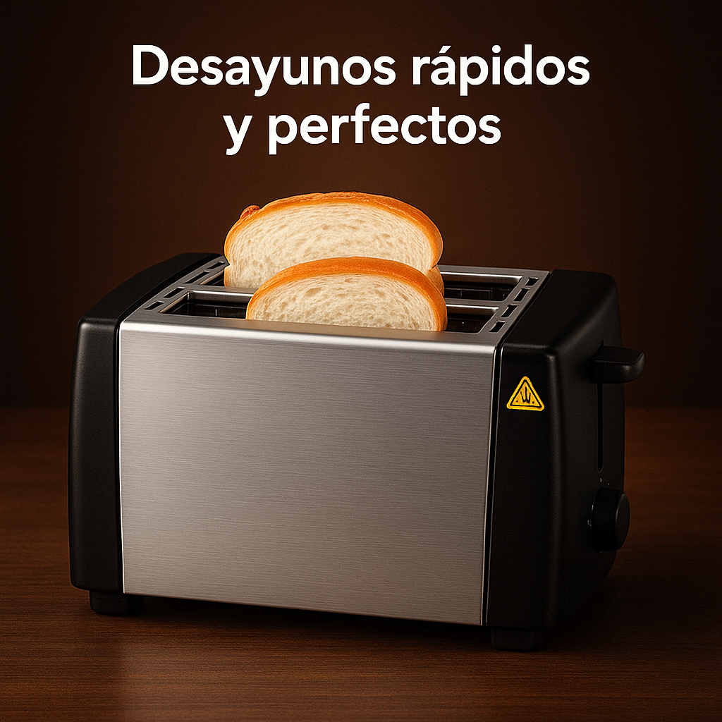 Tostadora de Pan Sokany de 2 Rebanadas