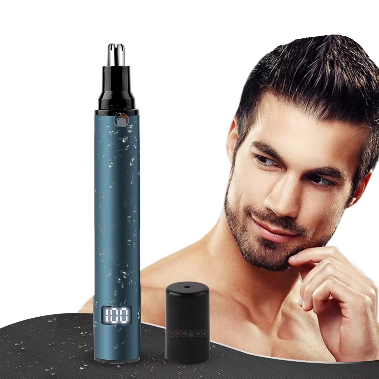 Recortadora Multifuncional Inalámbrica para Nariz, Orejas, Cejas y Barba – Unisex