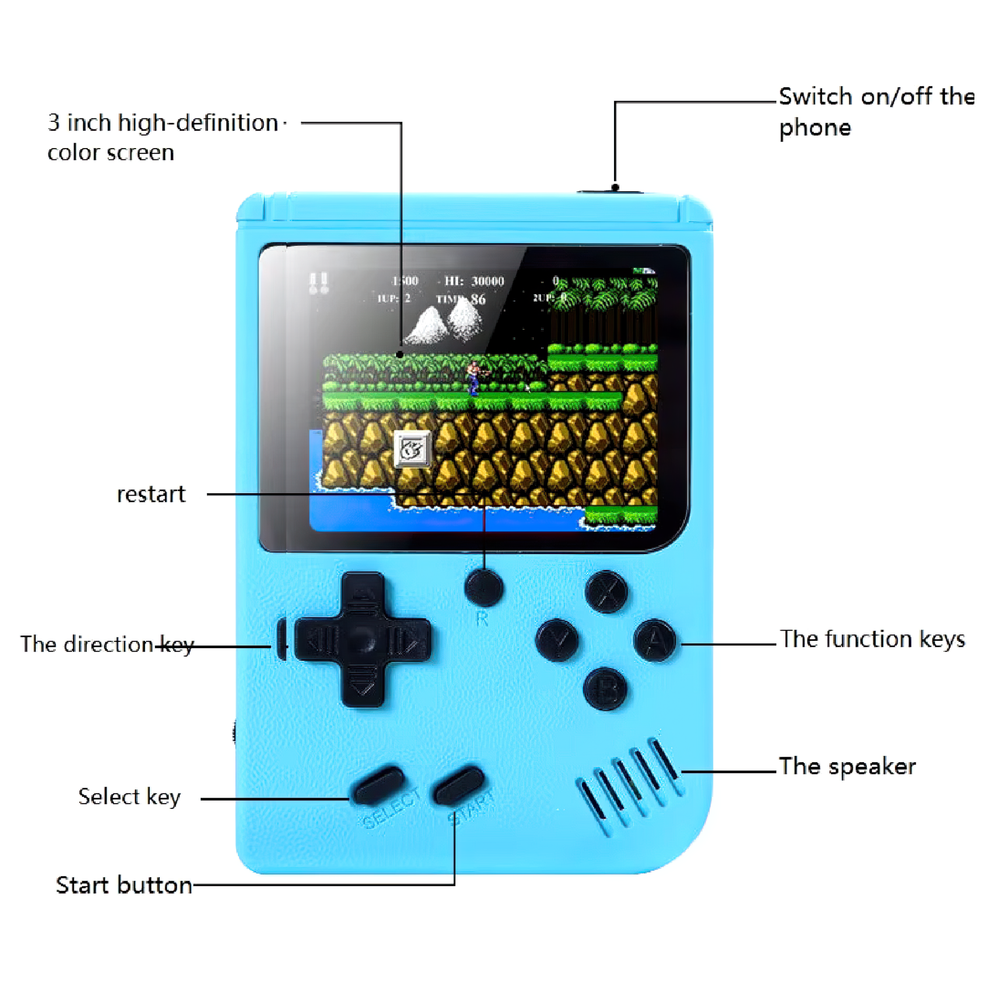 Mini Consola SUP Retro 400 Juegos