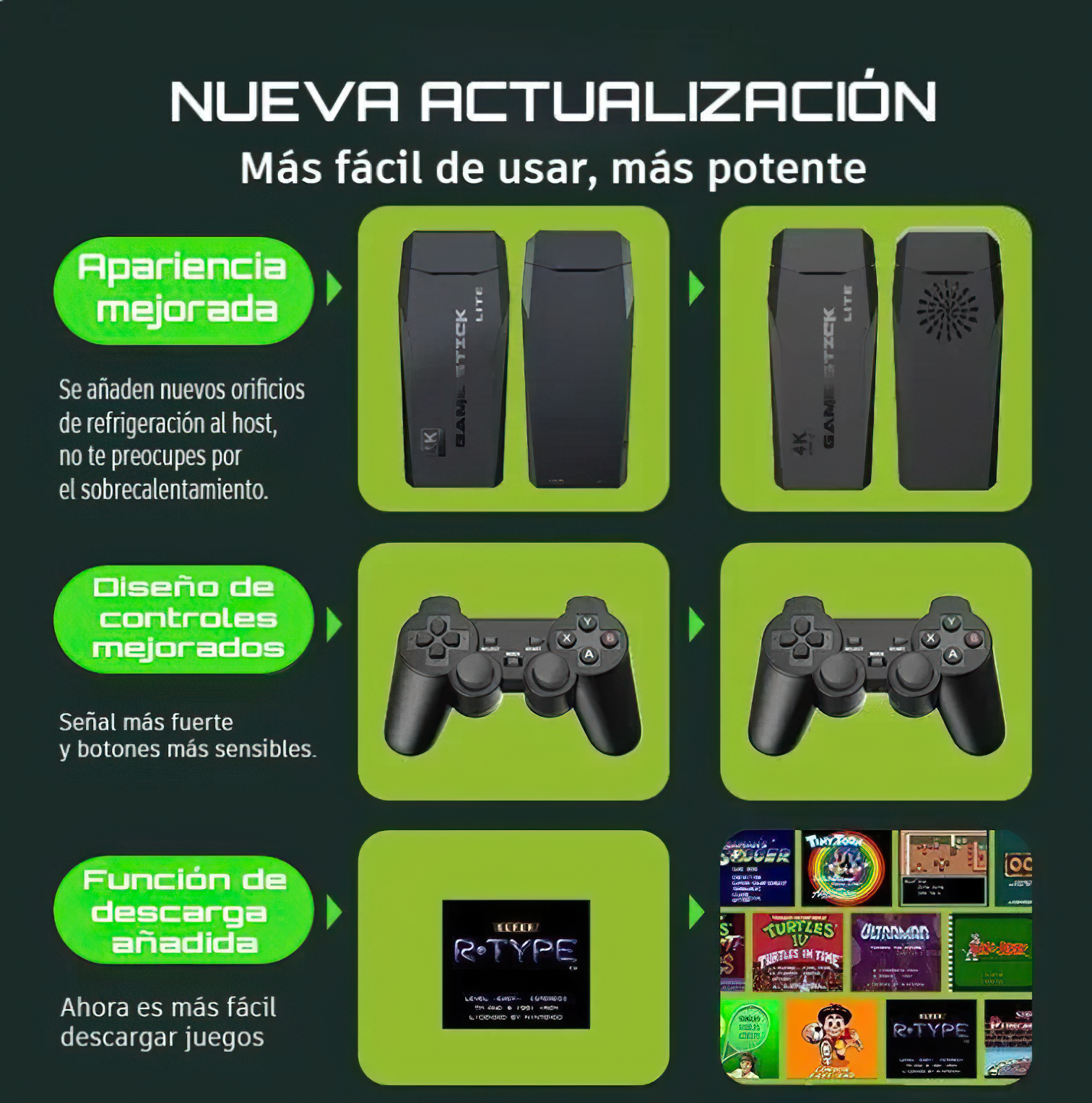 Consola De Minijuegos Game Stick