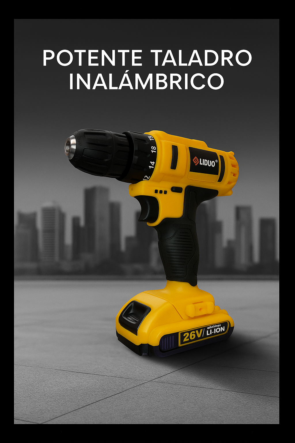 Taladro Atornillador Percutor Inalámbrico
