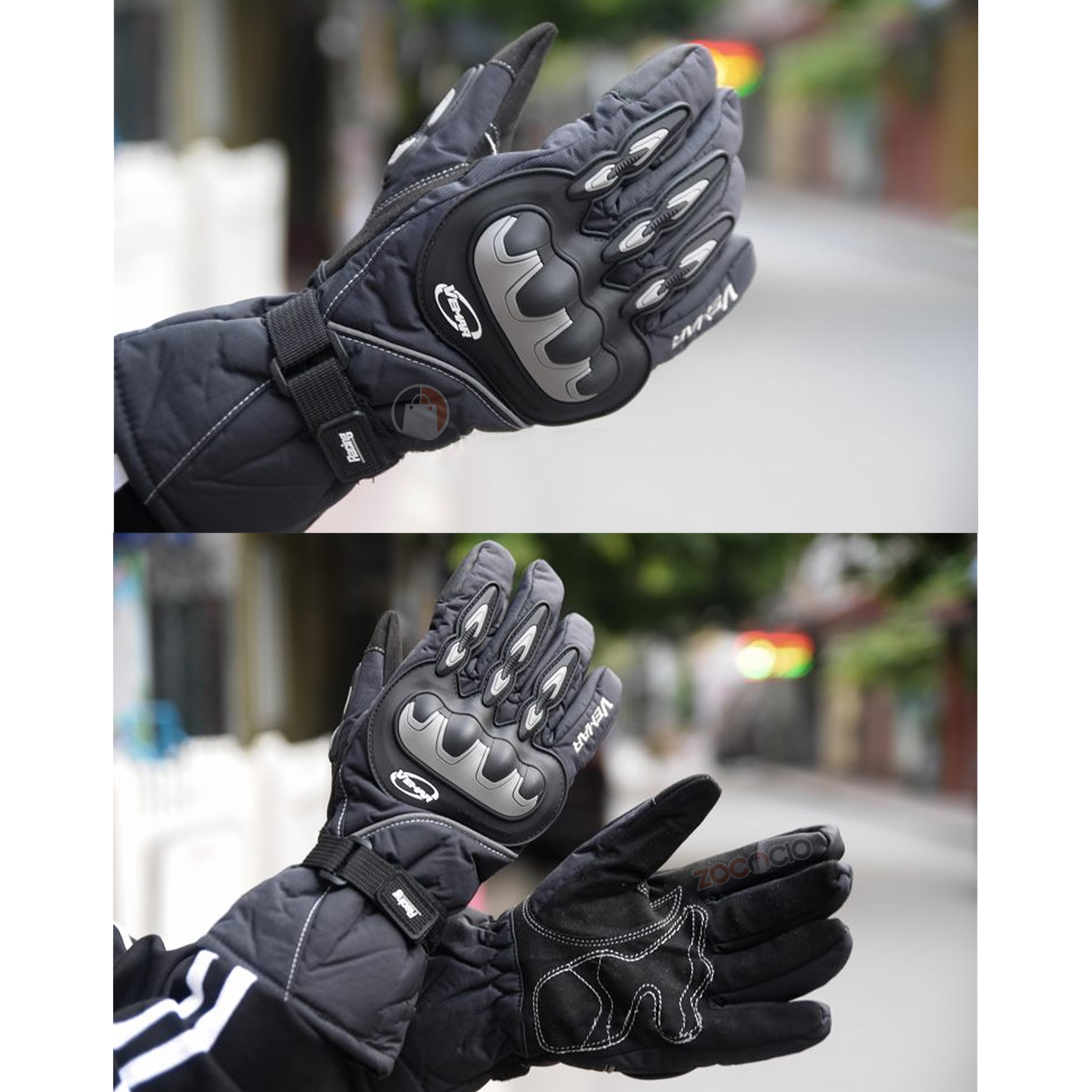Guantes Impermeables con Cortavientos