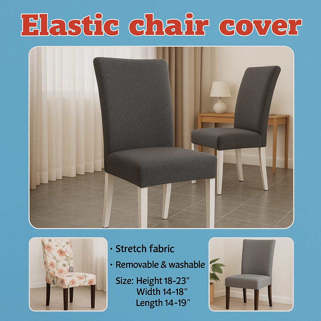 Funda Ajustable para Sillas - Estilo y Protección para tu Comedor