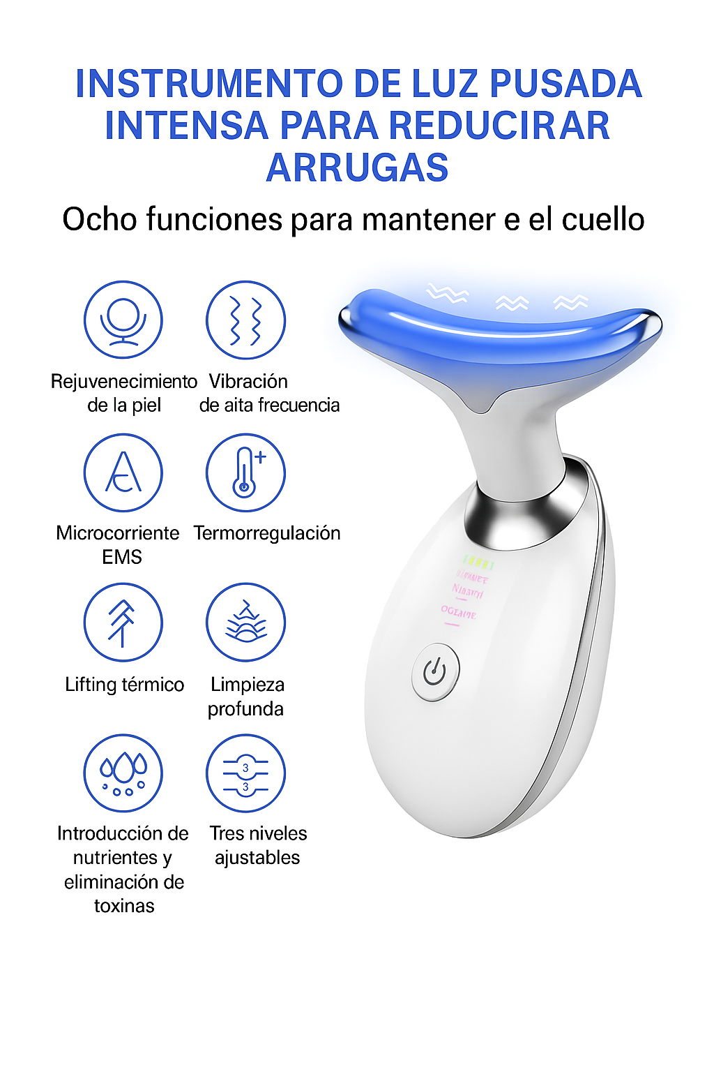 Masajeador Anti papada - Facial Reafirmante y Antiarrugas