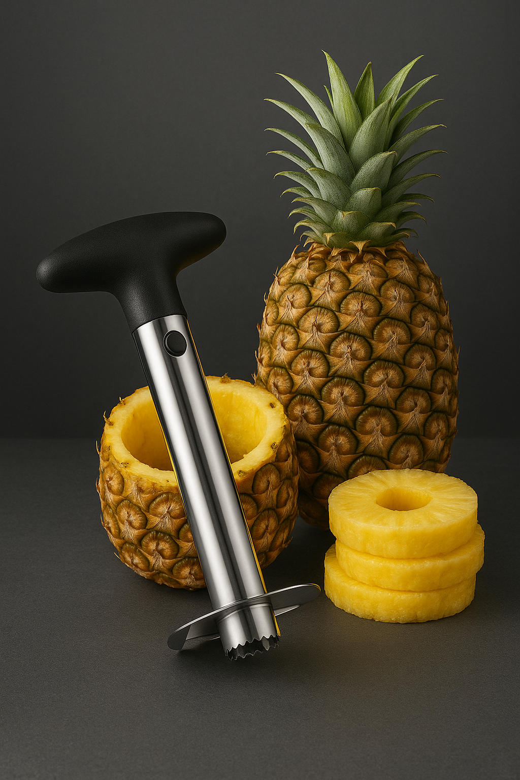 REBANADORA Y PELADORA DE PIÑA