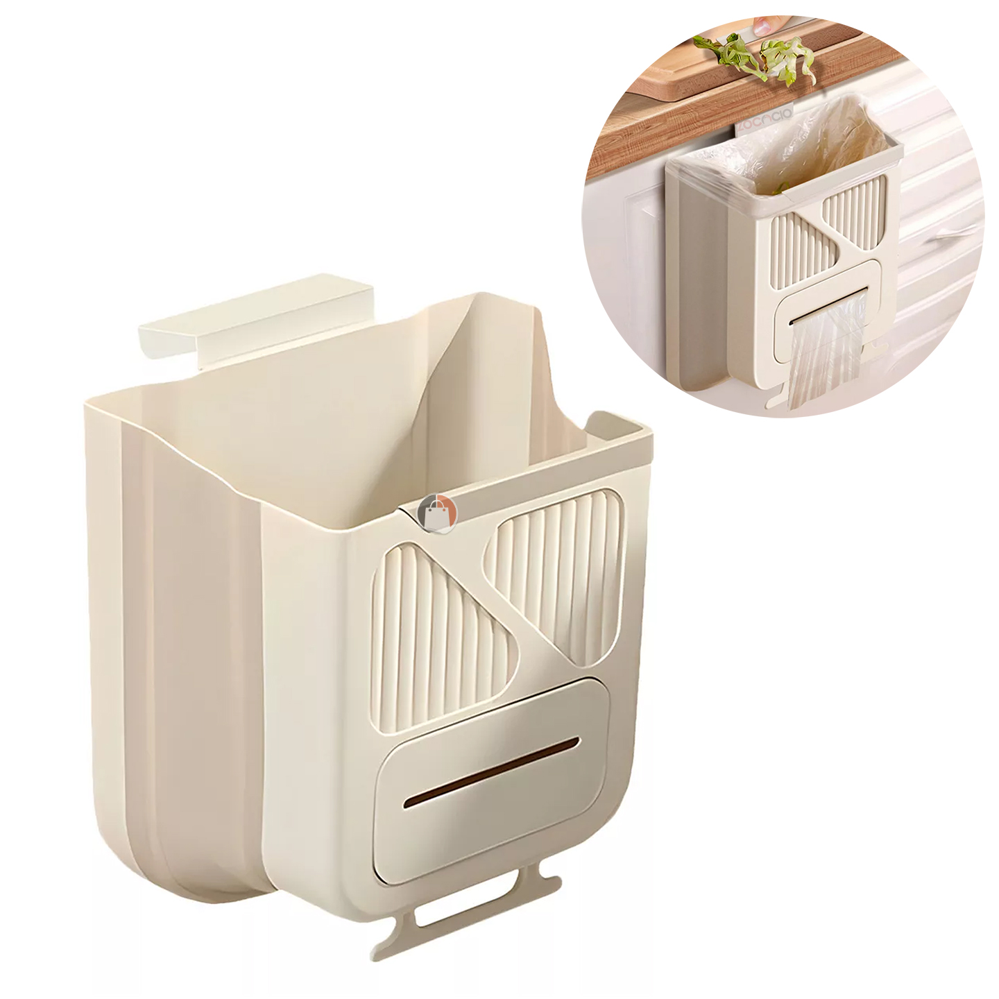 Cubo de Basura Plegable para Cocina – Colgable y Portátil